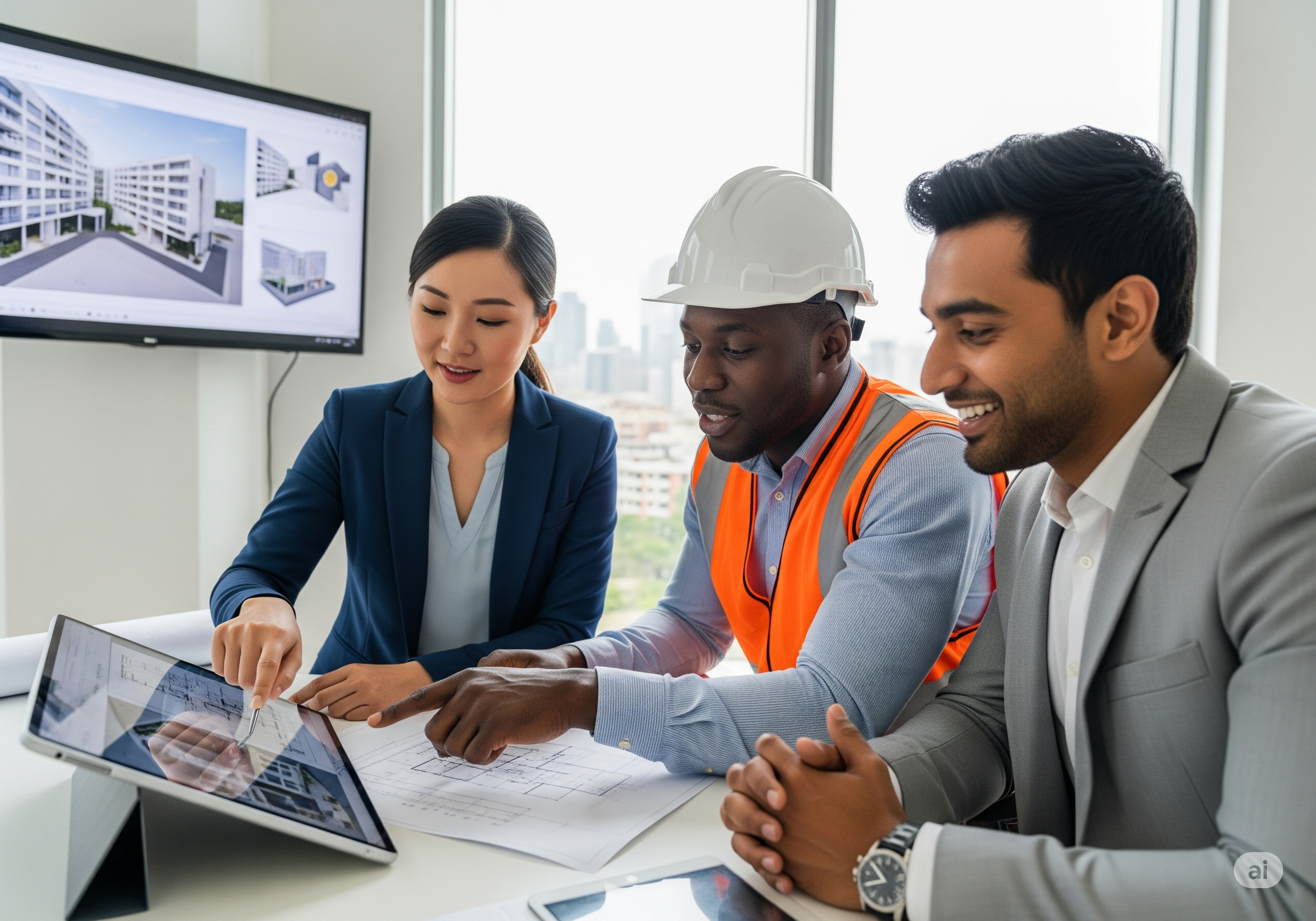 Imagem da equipe Vetor Construção